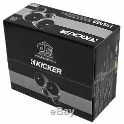 Pair Kicker 40PSM34 PSM3 Waterproof Motorcycle/ATV Handlebar Speakers 4-Ohm