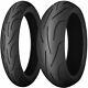 Pair Of 120/70/17 & 180/55/17 Michelin Pilot Power Motorcycle Bike Touring Tyres