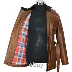 Panther leather jacket Antique Brown Nappa Military Mens Trialmaster Vintage Pit