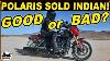 Polaris Sells Majority Stake In Indian Motorcycles Good Or Bad