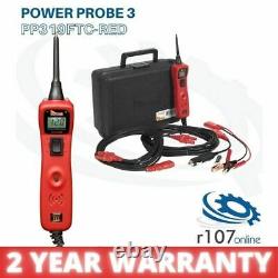 Power Probe 3 Auto Electrical Circuit Tester Kit, Red PPR319FTC, 2 Year Warranty