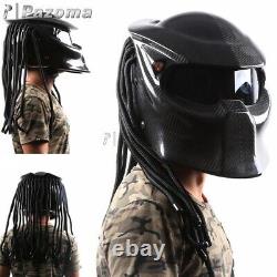 Predator Motorcycle Helmet Full Face Iron Warrior DOT Custom Predator Men Helmet