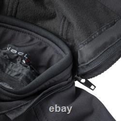 Premium Rocksolid Hooded Armoured Motorcycle Jacket by Black For Bike Riding