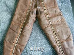 RARE WWII RAF IRVIN Sheepskin Flying Pilot Jacket Trousers 1940's never used