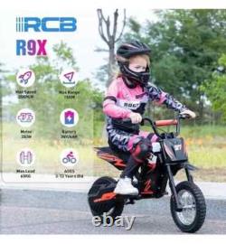RCB R9X 12 Wheel Kids Electric Motorcycle 300W 36V 15.5mph Off-Road Age 3-12