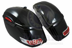 RS Motorcycle Hard Saddlebags fits most ROAD STAR VTX C90 VULCAN 650 1100 Shadow