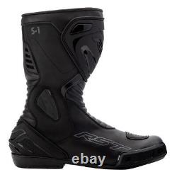 RST S1 Waterproof Sports Motorcycle Boots Long Track Motorbike All-Year Black