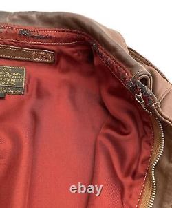 Real McCoys Type A-2 Leather Flight Jacket 36 Size