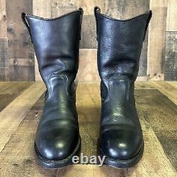 Red Wing 2265 Steel Toe Black Pull On Work Boots Mens 9.5 EEE