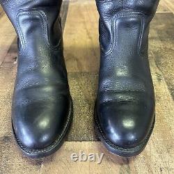 Red Wing 2265 Steel Toe Black Pull On Work Boots Mens 9.5 EEE