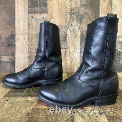 Red Wing 2265 Steel Toe Black Pull On Work Boots Mens 9.5 EEE