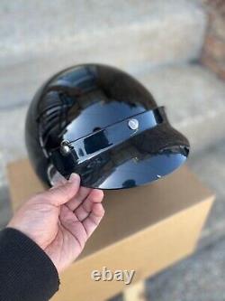 Retro Vintage 3/4 Helmet, Motorcycle Scooter E-bike Helmet Goggles Gloves