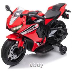 Ride On Motor Bike Honda CBR Motorcycle 6V Electric Foot Pedal 30KG Max Kids Toy
