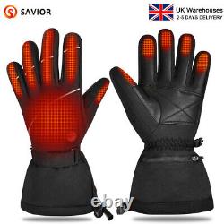 SAVIOR Heated Gloves Winter Work Warmer Thermal Skiing Motorcycle Skating Gloves