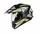 Sb-42 Bang Enduro Mat Black & Fluo Yellow L Size With Plain Visor 600 Mm