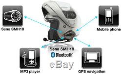 SENA SMH10 Bluetooth Headset/Intercom for Motorcycle Helmet