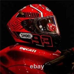 SHOEI Motorcycle Full Face Helmet X14 Spirit 3 Ducati V4 Red Marc Marquez 93