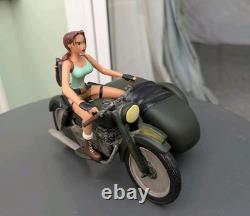 SLIGHT DAMAGE Lara Croft MOTORCYCLE SIDECAR Atlas Editions Scene MOTORBIKE