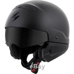 Scorpion Covert Convertible Motorcycle Helmet Matte Black Large