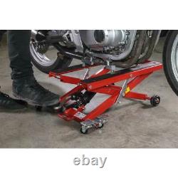 Sealey Motorcycle Motorbike & Quad Bike Scissor Lift 500kg Capacity Hydraulic