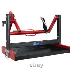 Sealey Single/Twin Cylinder Motorcycle Engine Stand 30kg Red/Black MES01