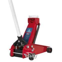 Sealey Trolley Jack 3tonne lightweight 28kg and 130mm low entry Garage Worksh