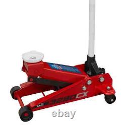 Sealey Trolley Jack 3tonne lightweight 28kg and 130mm low entry Garage Worksh