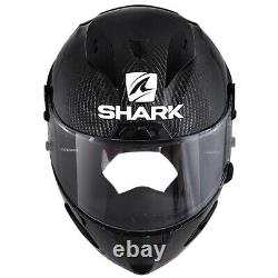 Shark Race R Pro GP FIM Track Race Carbon Full Face Motorcycle Helmet Black