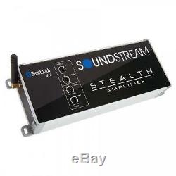 Soundstream ST4.1000DB 4-Channel Bluetooth ATV Boat Motorcycle Marine Amplifier