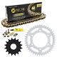 Sprocket Chain Set For Yamaha Yzf R1 16/43 Tooth 530 X-ring Front Rear Combo