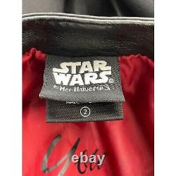 Star Wars Her Universe Jacket Black Faux Leather Darth Vader Juniors Plus Size 2