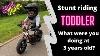 Stunt Riding Motorbikes At 3 Years Old Bike Tricks With Rockstar Harley