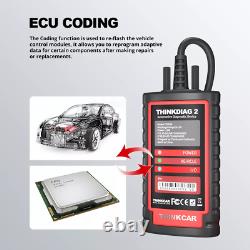 THINKCAR Thinkdiag 2 Support CAN FD OBD2 Scanner Free Full Software ECU Coding
