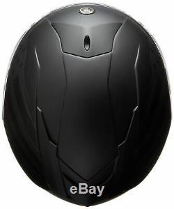 Torc T14 Bluetooth Full Face Dual Visor Motorcycle Helmet Flat Black Flag