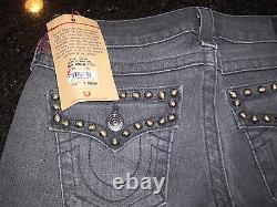 True Religion Jeans Billy withstuds - Night Owl -Size 28 (style 70572YF) x 33