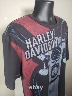 Trunk LTD Harley Davidson Full Print T-Shirt Size XL Super Rare