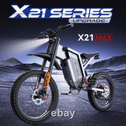 UK Stock 600OW Peak Electric Motorcycle Ebike For Adult 60V 30AH Bicycle