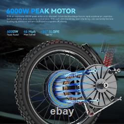 UK Stock 600OW Peak Electric Motorcycle Ebike For Adult 60V 30AH Bicycle