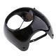 Universal Motorcycle Fromt Headlight Windscreen Fairing For Cafe Racer Black