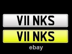 V11 NKS Private Cherished registration number plate 90s Retro Roman Numeral Nick