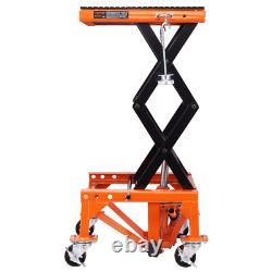 VEVOR Hydraulic Motorcycle Lift Table 350 LBS Dirt Bike Scissor Jack Stand
