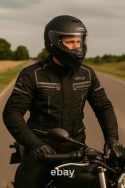 ViPER Speed Mens Textile Motorcycle Jacket Waterproof CE Bike Touring Jackets