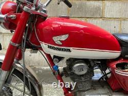 Vintage 1972 Honda CB125 S CLASSIC MOTORCYCLE