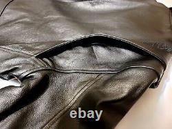 Vintage EXCELLED New York Womens Sz 6 Leather Biker Moto Jacket 20849 YKK Black