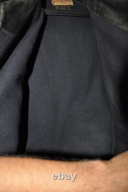 Vintage Leather Motor Cycle Motorcycle Bikers Jacket Wolf Outer Wear of Boston