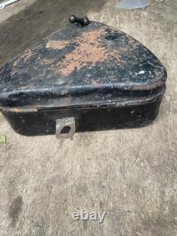 Vintage Motor Cycle Tool Box amp, meter baker light switches brass grease gun