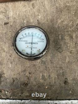 Vintage Motor Cycle Tool Box amp, meter baker light switches brass grease gun