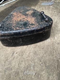 Vintage Motor Cycle Tool Box amp, meter baker light switches brass grease gun