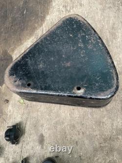 Vintage Motor Cycle Tool Box amp, meter baker light switches brass grease gun