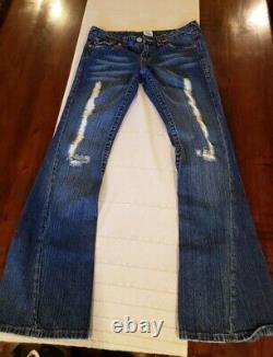 Vintage True Religion Distressed Joey Flared Jeans